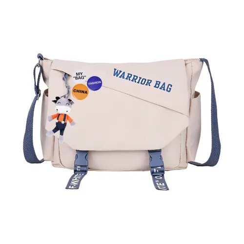 Warrior Нейлоновая Сумка через плечо Унисекс Белый Черный