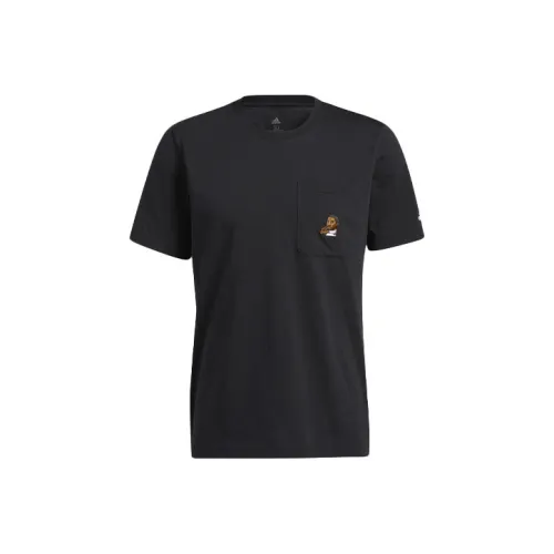 Adidas Мужские черные футболки