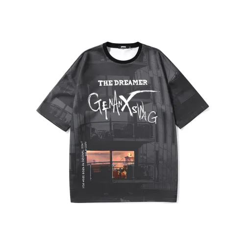 GENANX T-Shirt Унисекс Черный Серый