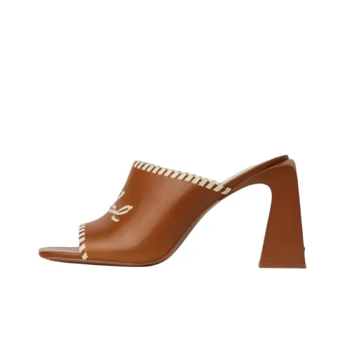 Karl Lagerfeld Слипоны 9 см Женские Коричневые