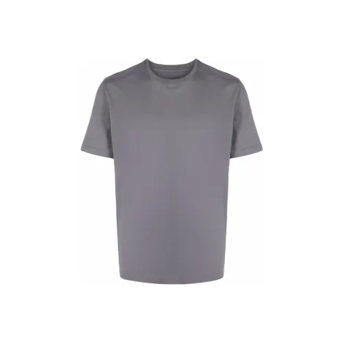 Maison Margiela Темно-серые Мужские T-рубашки