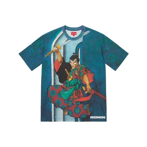 Supreme SS23 Week9 Синий Унисекс T-рубашки