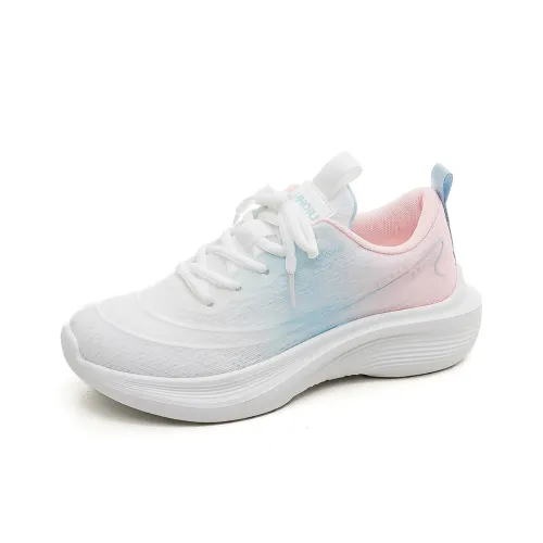 HUANQIU Беговые кроссовки Низкий верх Белый Розовый Синий Женские