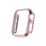 Розовый, пудра, твердая оболочка, один ряд, бур