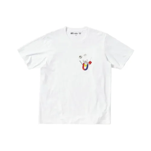 UNIQLO x POKEMON UNIQLO Покемон Co Branded Series T-Shirt Unisex White
