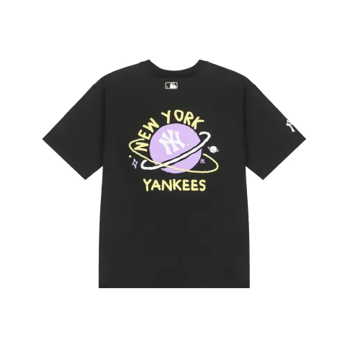 Футболка MLB Base Logo T Американский Винтаж Унисекс Черная