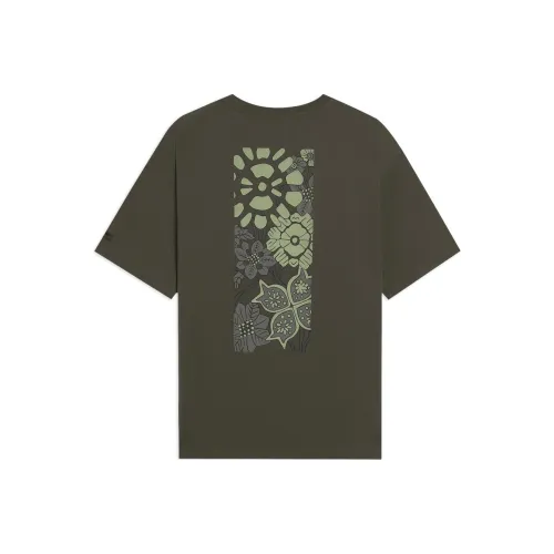 LINING Sports Lifestyle Collection Sports Trendy Collection Футболка Унисекс Темно-оливковый зеленый