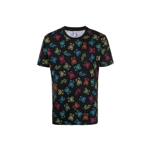 MOSCHINO Мужские черные T-рубашки