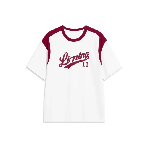 LINING Sports Fashion Collection Футболка Унисекс Айвори