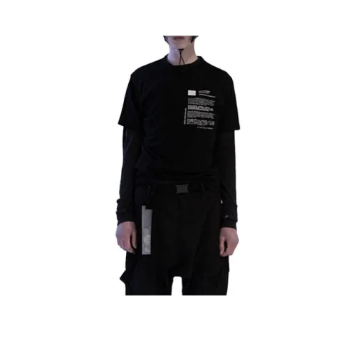 ISO.POETISM Черные Мужские T-Рубашки