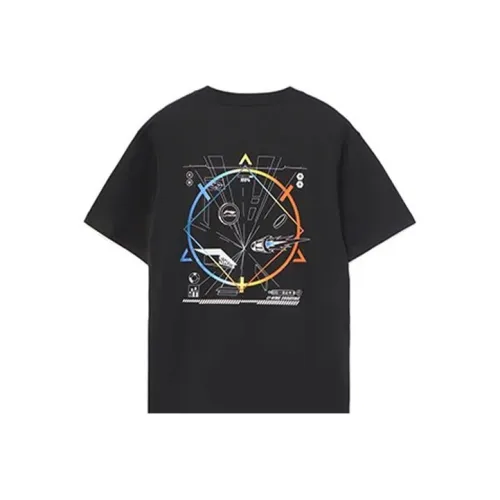 LINING Sports Lifestyle Collection Sports Trendy Collection Футболка Мужская Черная