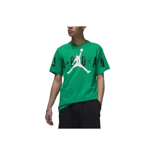 Jordan Air Мужские T-рубашки изумрудно-зеленого цвета