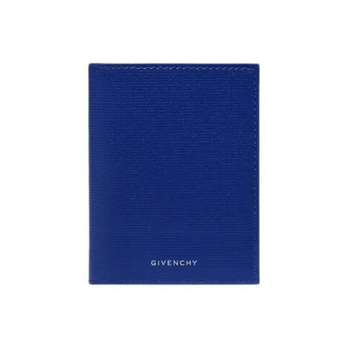 Givenchy 4G Коровья кожа Держатель для карт Мужской Сапфирово-синий