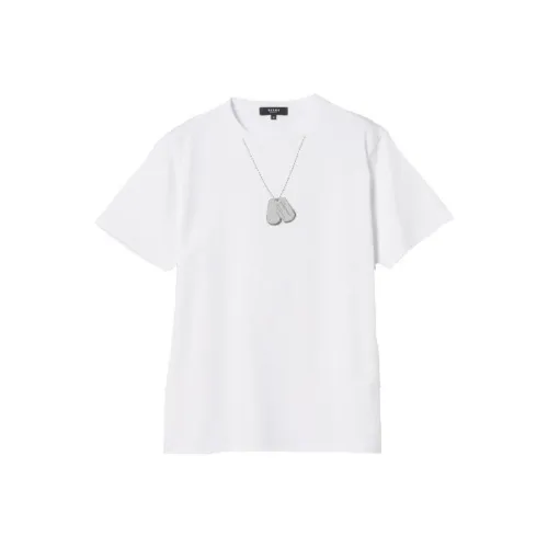 BEAMS совместная брендированная белая мужская футболка T