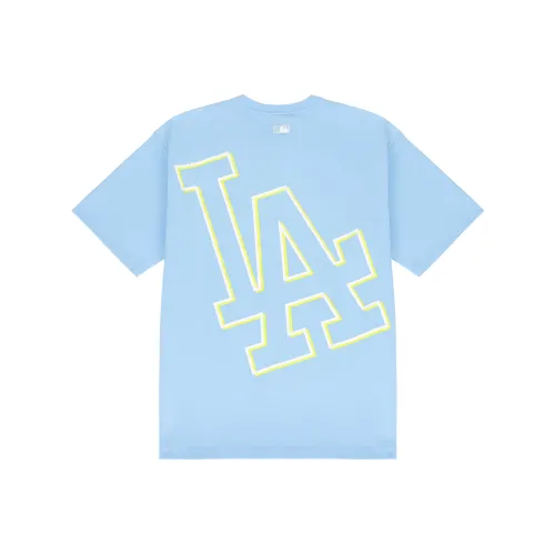 MLB Los Angeles Dodgers Светло-синяя унисекс футболка