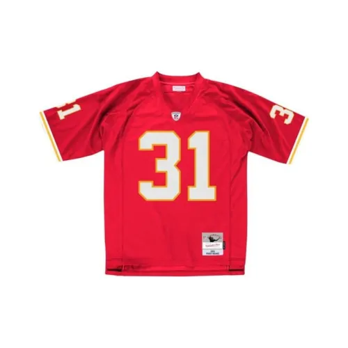 Mitchell Ness Ярко-красные Мужские T-рубашки