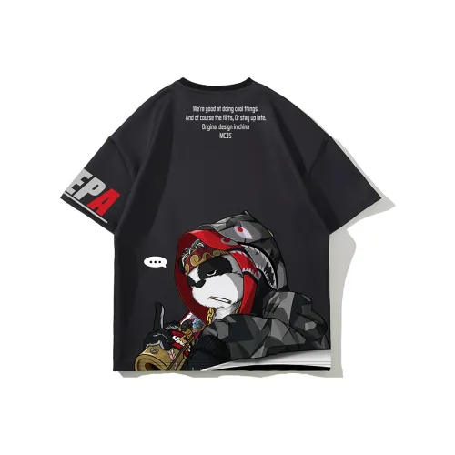 SANSYAS Черная унисекс футболка