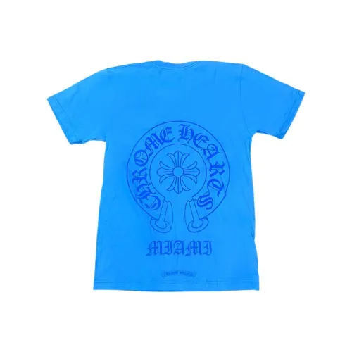 Chrome Hearts Синие Унисекс Футболки