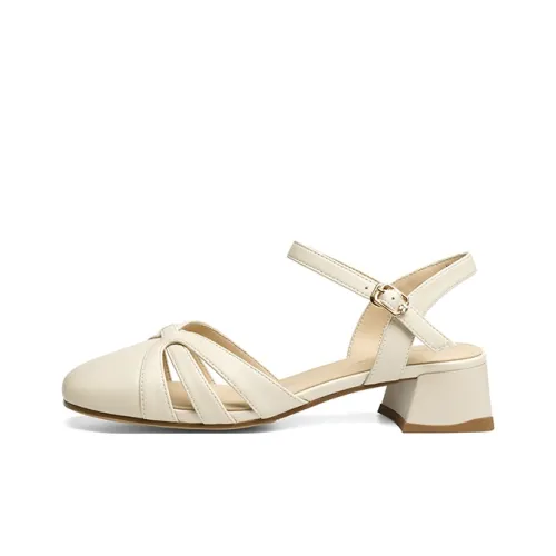 RED DRAGONFLY Грубый каблук Высокие каблуки 4,2CM Женские