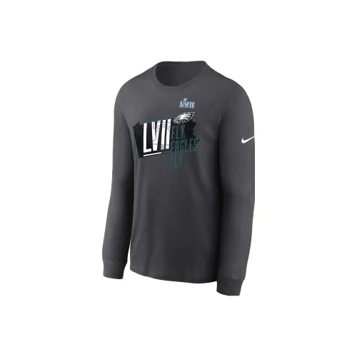 Nike Антрацитовый Мужской T-Рубашки