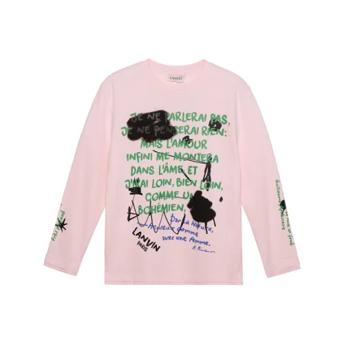 Lanvin Розовый Унисекс Футболка