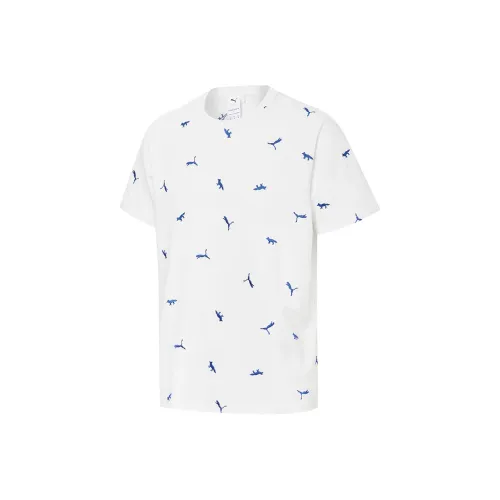PUMA x Maison Kitsune T-Shirt Мужской Белый