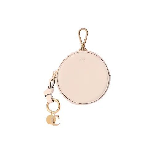 Chloe Alphabet Телячья кожа Кошелек Маленький Женский Розовый