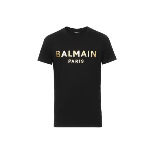 BALMAIN Мужские черные T-рубашки