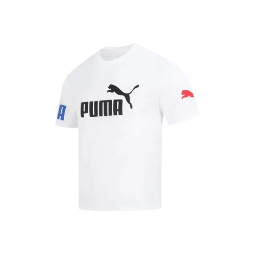 PUMA Мужская Повседневная Серия Белая Мужская Футболка