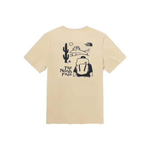 The North Face Комплект с короткими рукавами T-Shirt Унисекс Хаки