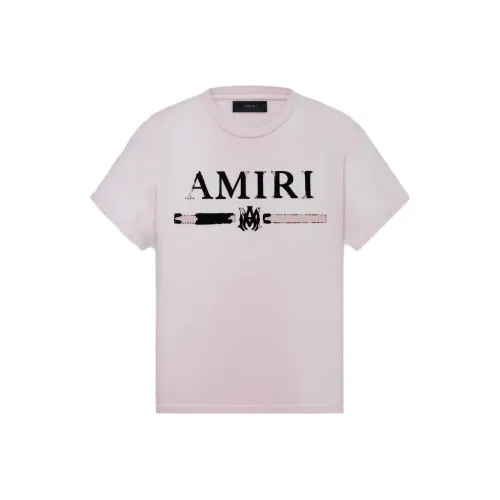 AMIRI Светло-розовые Мужские T-рубашки