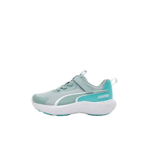 PUMA Speed Monster V5 Детская беговая обувь Низкий топ Зеленый Kids