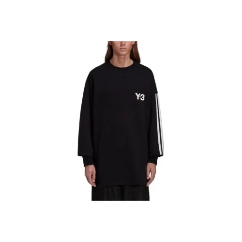 Y 3 Черная Унисекс Футболка