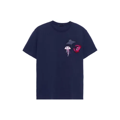 LOUIS VUITTON Рубашка Мужская Синяя