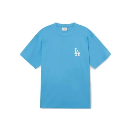 Mlb Base Logo SS23 Рукав с спущенным плечом T-рубашка Unisex Light Синий