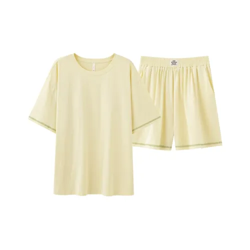 PBENO PD Пижамный комплект женский желтый