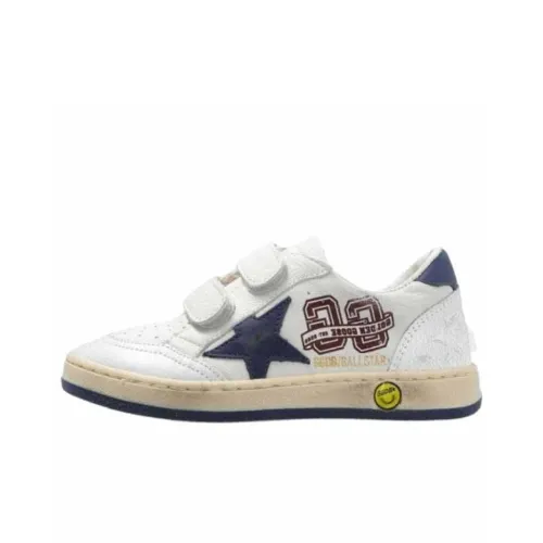 Golden Goose Ball Star Детские Скейтбординги Низкий Топ Белый Kids