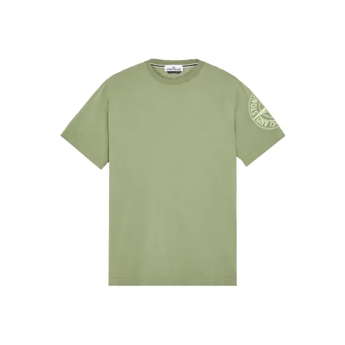 STONE ISLAND SS23 T-Shirt Мужской Шалфейный Зеленый