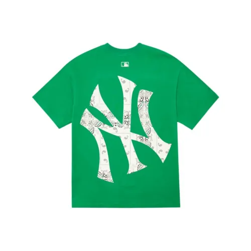 MLB Base Logo New York Yankees SS22 T-Shirt Unisex Green