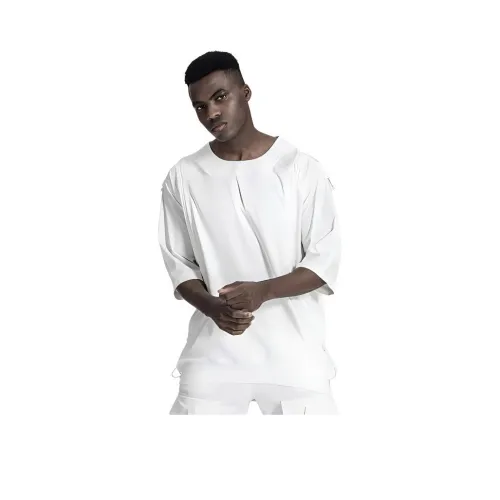 NORVINCY Удобный Moisture wicking Дышащий Значок Ласточкин хвост 100% хлопок T Рубашка Мужская