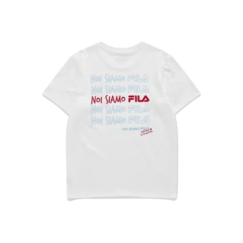 FILA FUSION Стандартный Белый Мужская Футболка