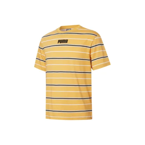 PUMA Modern Basics Advanced Желтая Мужская Футболка