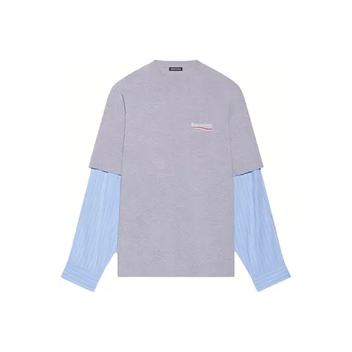 Balenciaga FW21 T-Shirt Loose Fit Men's Gray Баленсиага FW21 T-Рубашка Свободного кроя Мужская Серого цвета