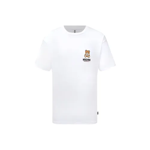 MOSCHINO Белая Мужская T-Рубашка