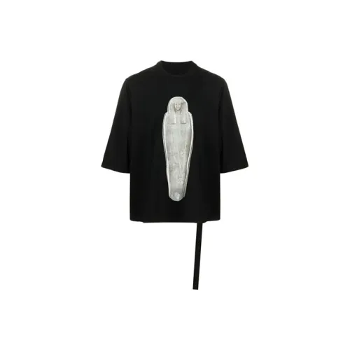 RICK OWENS совместная черная мужская рубашка T