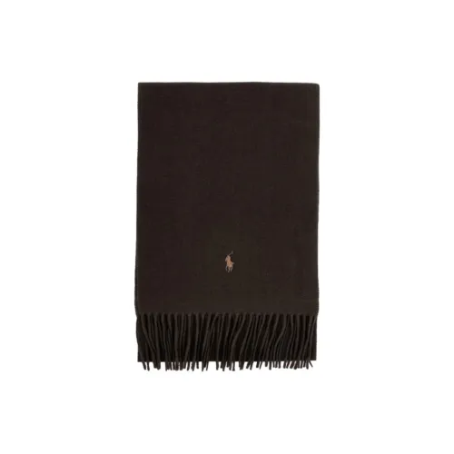Polo Ralph Lauren Шерсть Переработанная шерсть Вязаные шарфы унисекс Коричневый