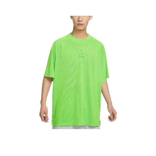 Nike Зеленый Желтый Мужские Футболки