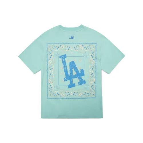 MLB Cashew Flower Мятно-зеленая унисекс футболка