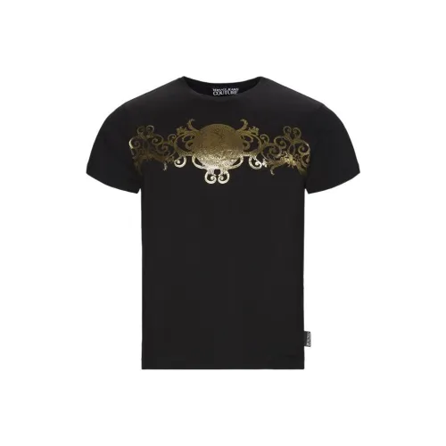 VERSACE JEANS COUTURE SS22 T-Shirt Мужской Черный