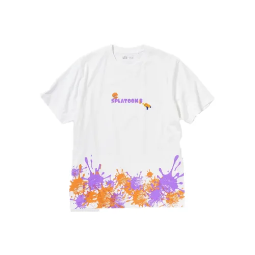 UNIQLO X Jet Warrior 3 Co Branded SS23 Белая Унисекс Футболка